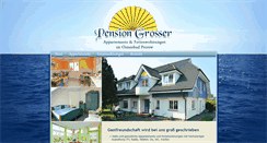 Desktop Screenshot of pension-grosser.de